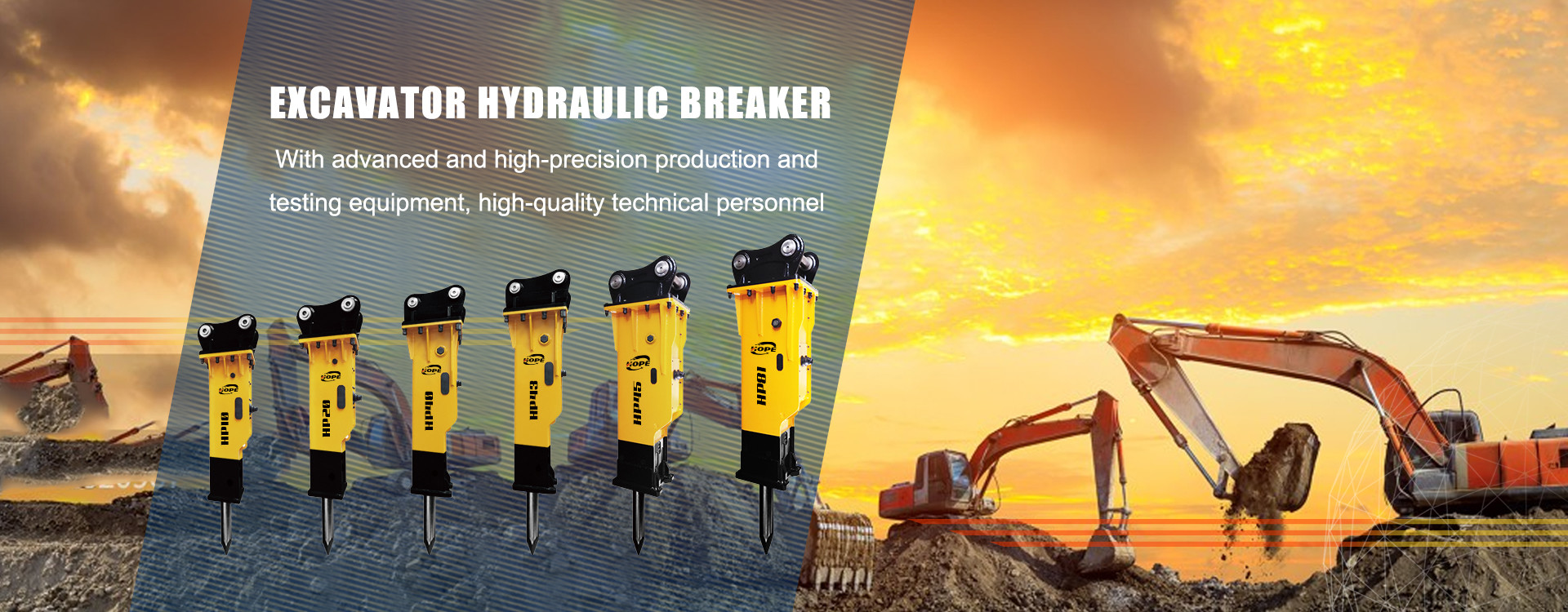 qualidade Disjuntor de Hydraulic da máquina escavadora fábrica
