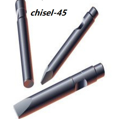 Excavadora de cinzel de 45 mm personalizada para máquinas de construção de martelos de demolição